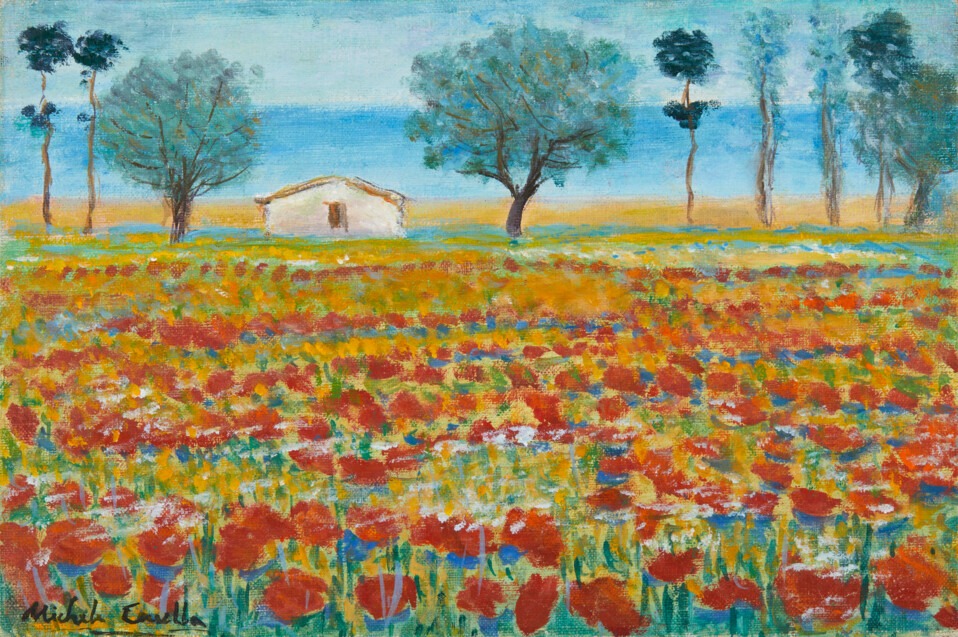 Michele Cascella, Campo di papaveri