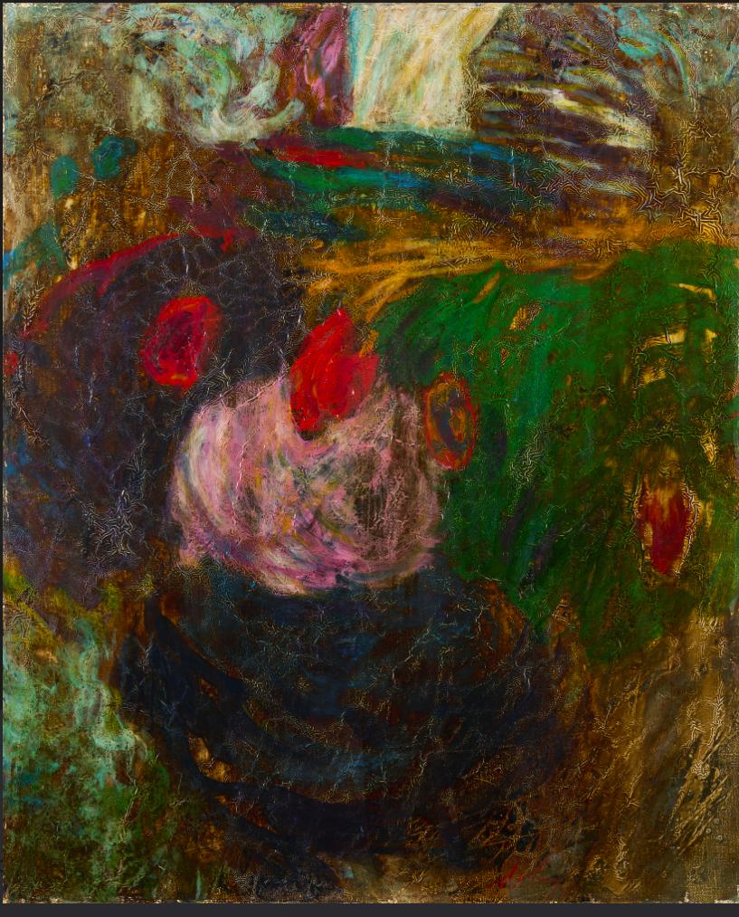 Gianni Dova, Paesaggio fiorito