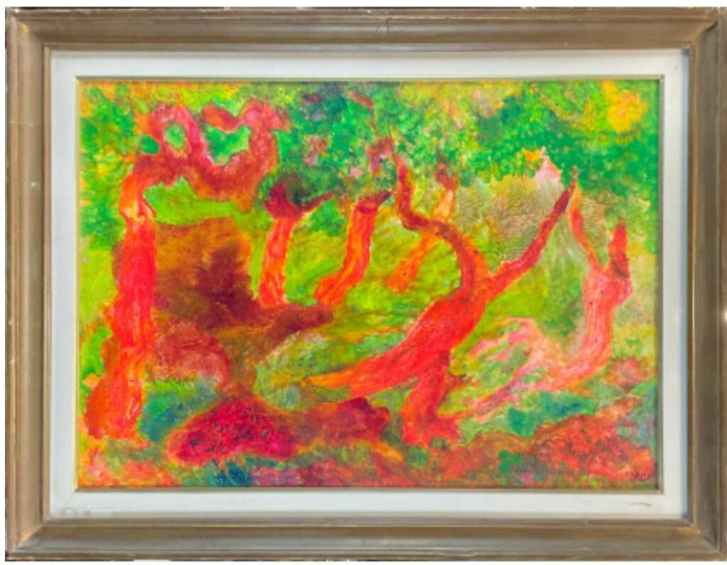 Aligi Sassu, Gli ulivi rossi