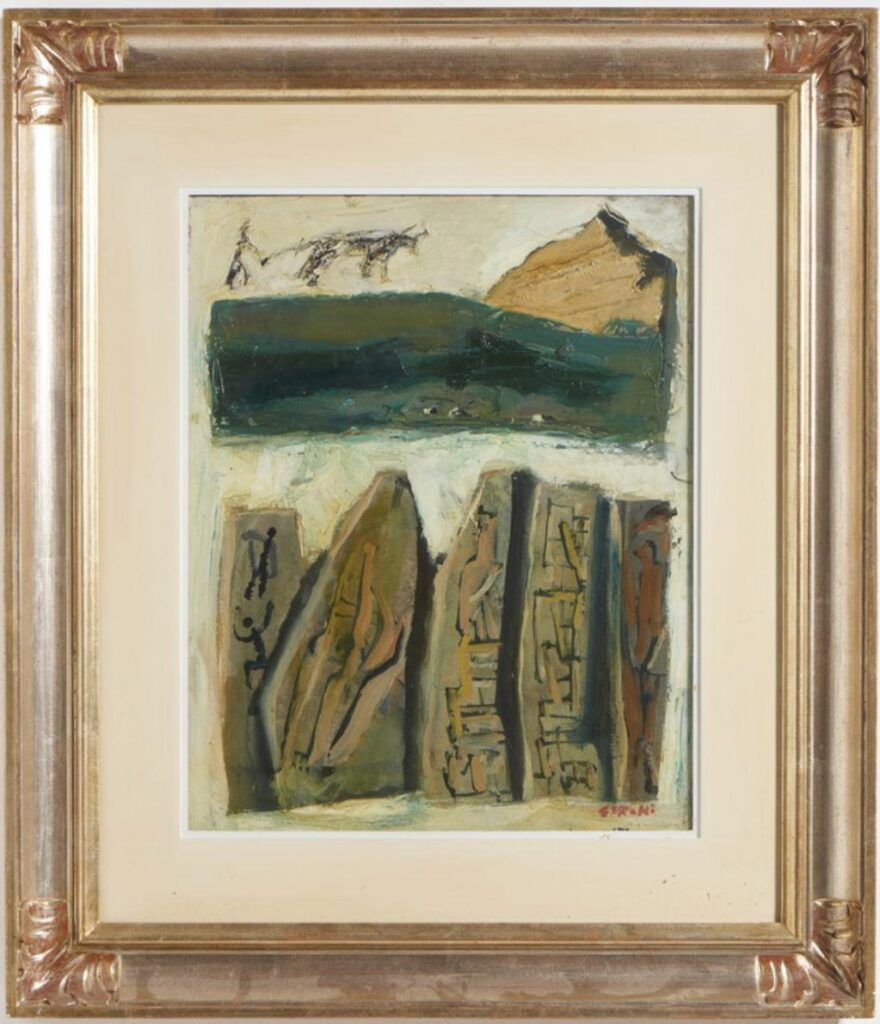 Mario Sironi, Paesaggio (Presistoria)